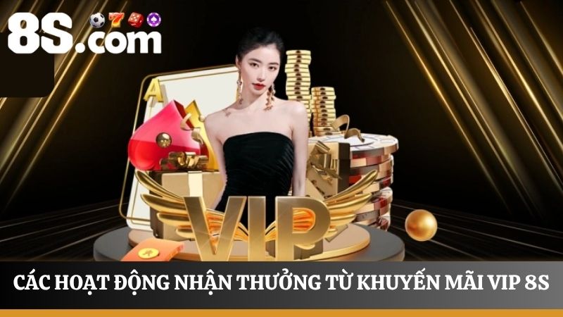 hoạt động nhận thưởng khuyến mãi VIP 8S