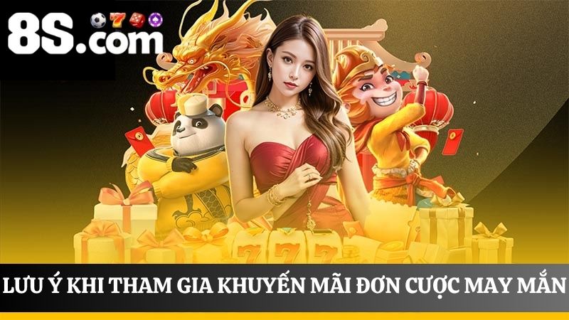 lưu ý khi tham gia đơn cược game Slot may mắn