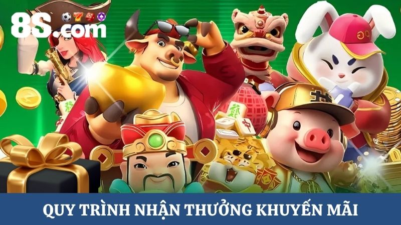 Quy trình nhận thưởng đặt cược tại sảnh game Slot