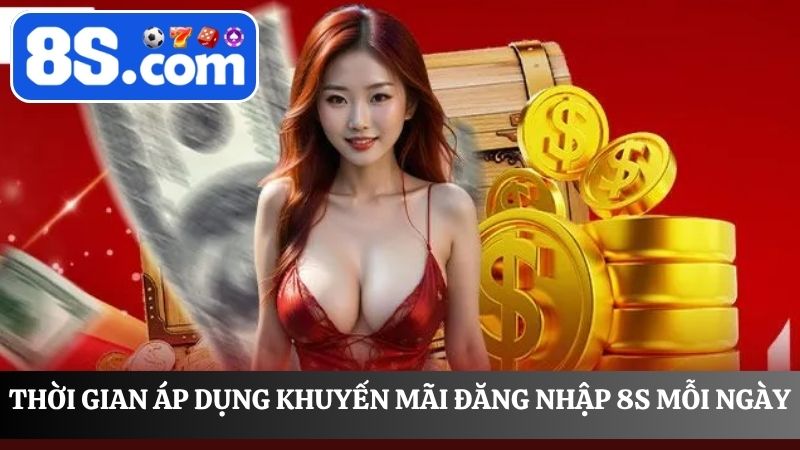 Thời gian tham gia Khuyến mãi đăng nhập 8S